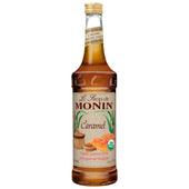 Monin Organic Caramel Flavor Syrup, 750 Milliliter -- 6 per case.
