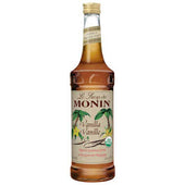 Monin Organic Vanilla Flavor Syrup, 750 Milliliter -- 6 per case