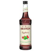 Monin Raspberry Zero Calorie Natural Flavoring, 750 Milliliter -- 6 per case.