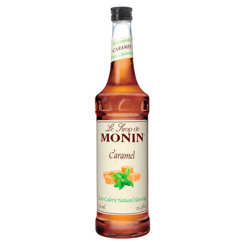 Monin Caramel Zero Calorie Natural Flavoring, 750 Milliliter -- 6 per case.