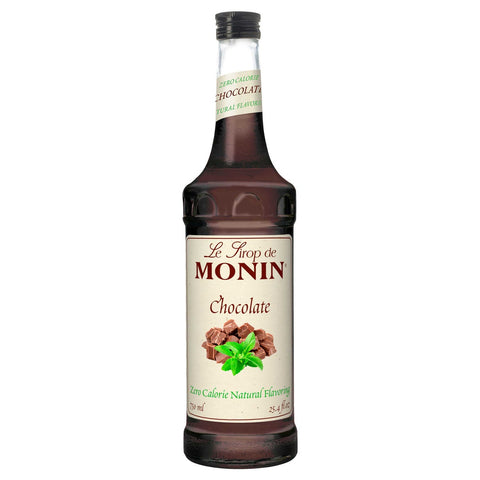 Monin Chocolate Zero Calorie Natural Flavoring, 750 Milliliter -- 6 per case.