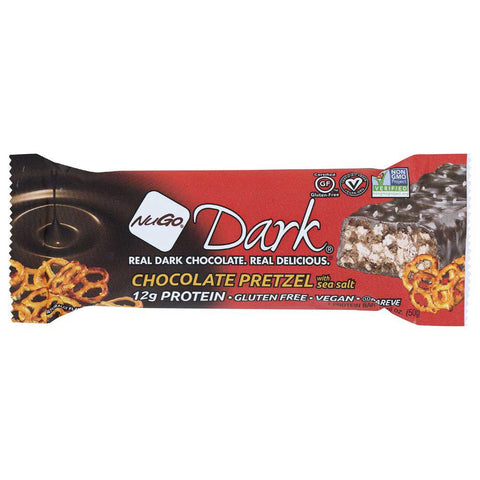 Nugo Dark Chocolate Pretzel Nutrition Bar, 1.76 Ounce -- 12 per case.