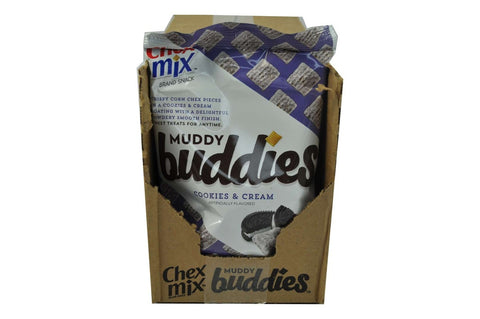 Chex Mix Muddy Buddies Cookies N Cream Snack Mix, 4.25 Ounce -- 7 per case.
