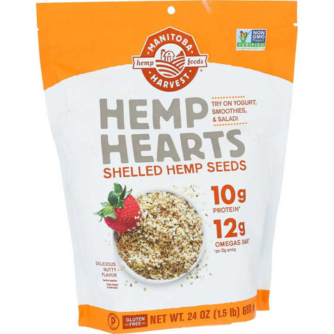 Manitoba Harvest Natural Hemp Hearts - Value Pack, 24 Ounce