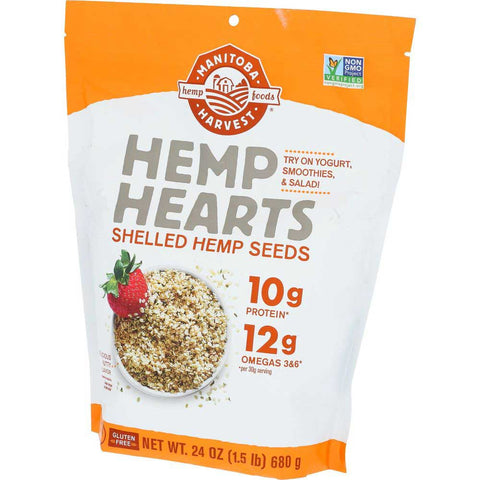Manitoba Harvest Natural Hemp Hearts - Value Pack, 24 Ounce