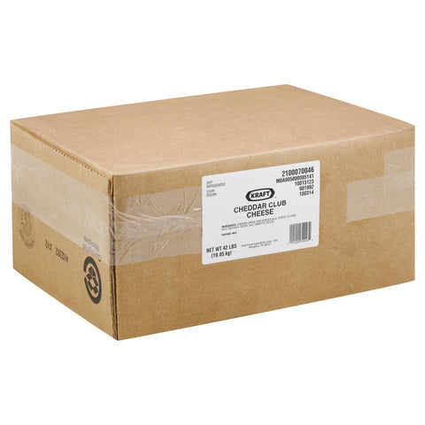 Kraft Cheddar Cheese Club, 42 Pound.