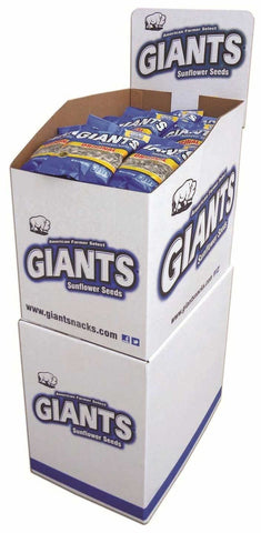 Giants Original Sunflower Seed Shipper Display, 5.75 Ounce -- 72 per case