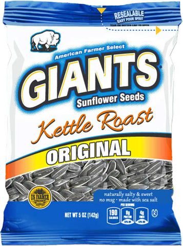 Giants Trio Sunflower Seed - Tray -- 72 per case