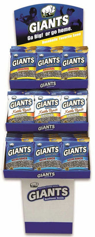Giants Trio Sunflower Seed - Tray -- 72 per case