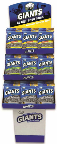Giants Sunflower Seed - Trio Shipper -- 72 per case