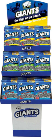 Giants Roasted and Salted Dill Pickle and Bacon Ranch Sunflower Seed -- 72 per case