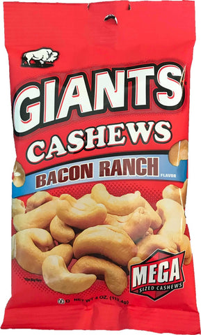 Giants 3 Flavors Cashews - Shipper Display -- 48 per case