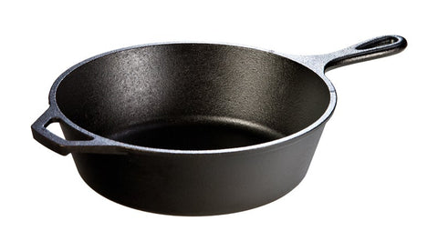 Lodge Preseasoned Cast Iron Deep Skillet, 10.25 inch -- 2 per case.