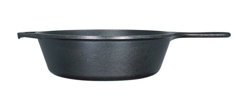 Lodge Preseasoned Cast Iron Deep Skillet, 10.25 inch -- 2 per case.