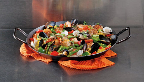 Lodge Seasoned Carbon Steel Skillet, 15 inch -- 2 per case.
