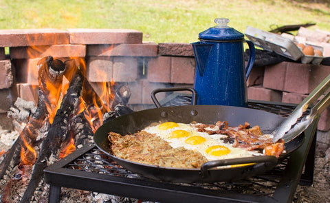 Lodge Seasoned Carbon Steel Skillet, 15 inch -- 2 per case.