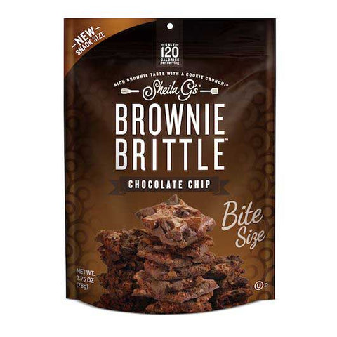 Sheila Gs Chocolate Chip Brownie Brittle, 2.75 Ounce -- 8 per case
