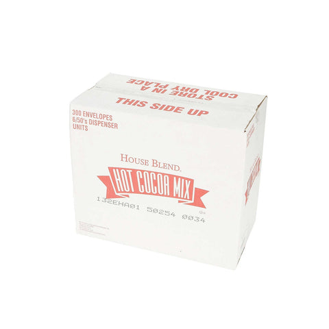Cafe Delight House Blend Individual Hot Cocoa Mix, 1 Ounce -- 300 per case.
