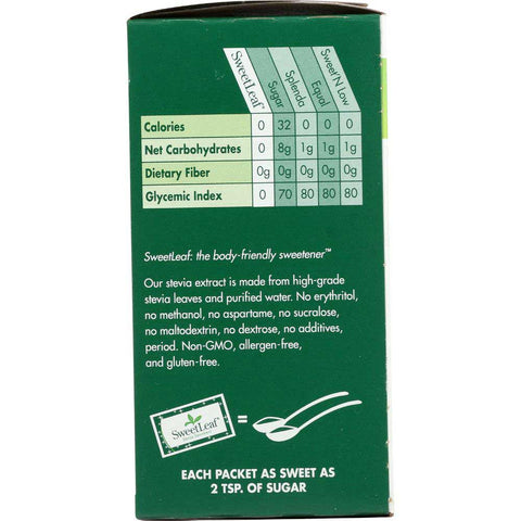 Sweet Leaf Stevia Sweetener - 70 per pack.