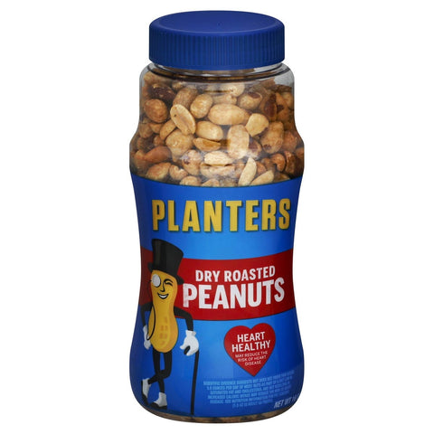Planters Dry Roasted Peanut, 16 Ounce --12 Case
