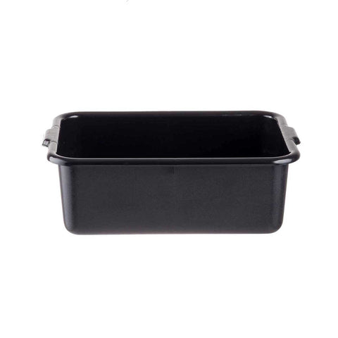 Tablecraft Black High Density Polypropylene Tote Box, 7.5 Gallon -- 12 per case