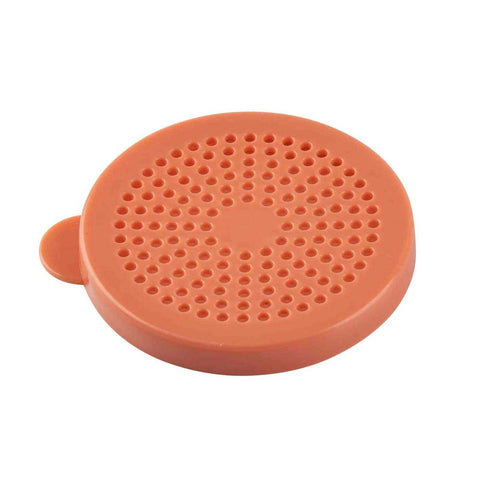 Tablecraft Plastic Dredge Shaker Set with Assorted Polyethylene Lid, 10 Ounce -- 12 per case