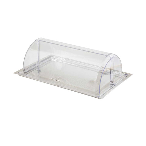 Tablecraft Remington Collection Rice Pattern 18-8 Stainless Steel Rectangular Tray, 23.25 x 15 x 1 inch