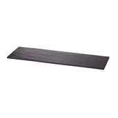 Tablecraft Frostone Slate Collection Melamine Black Slate Rectangular Serving Tray, 20.875 x 6.25 x 0.3125 inch