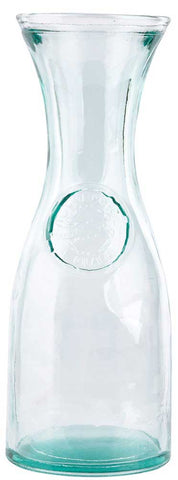 Tablecraft Authentic Collection Recycled Green Glass Carafe, 28 Ounce -- 6 per case