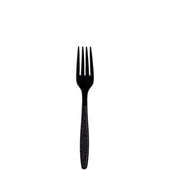 Solo Guildware Cutlery Black Bulk Heavy Weight Polystyrene Fork, 15.7 x 10.3 x 8.4 inch -- 1000 per case.
