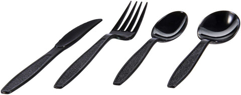 Solo Guildware Cutlery Black Bulk Heavy Weight Polystyrene Knife, 13.3 x 8.3 x 10.4 inch -- 1000 per case.