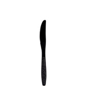 Solo Guildware Cutlery Black Bulk Heavy Weight Polystyrene Knife, 13.3 x 8.3 x 10.4 inch -- 1000 per case.