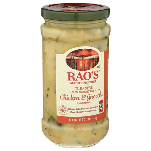 Raos Chicken and Gnocchi Italian Style Slow Simmered Soup, 16 Ounce -- 6 per case