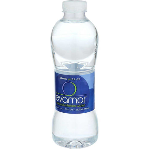 Evamor Artesian Spring Water, 32 ounce -- 12 per case.