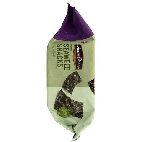Annie Chuns Wasabi Seaweed Snack, 0.35 Ounce -- 12 per case.
