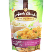 Annie Chuns Chicken and Garlic Mini Wonton, 8 Ounce -- 9 per case.
