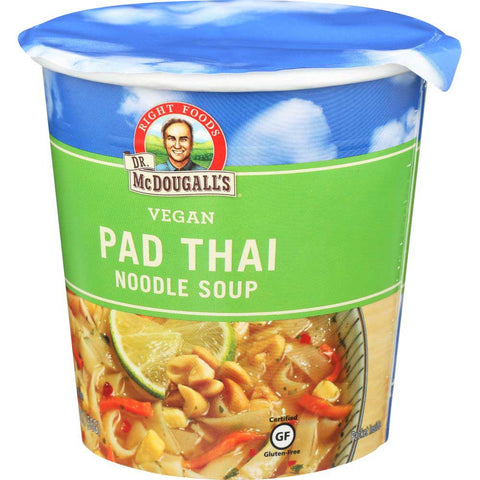 Dr McDougalls Right Foods Pad Thai Noodle Big Cup Soup, 2 Ounce -- 6 per case.
