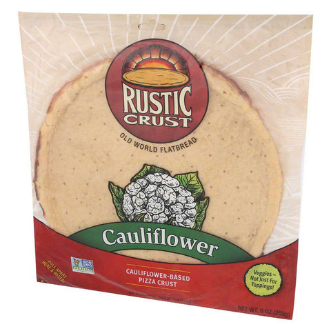 Rustic Crust Cauliflower Pizza Crust, 9 Ounce -- 8 per case