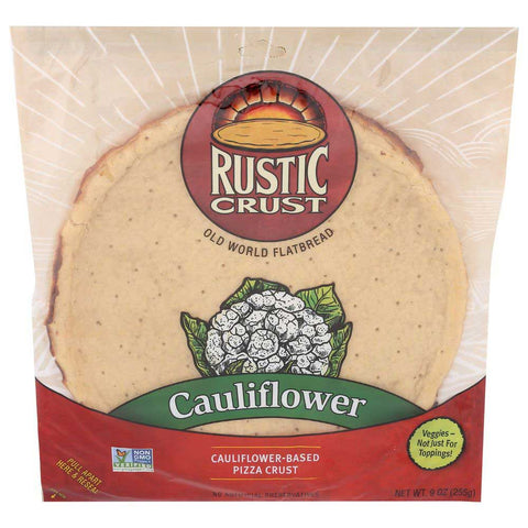 Rustic Crust Cauliflower Pizza Crust, 9 Ounce -- 8 per case