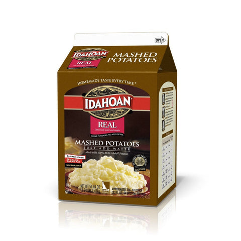 Idahoan Real Mashed Potatoes, 3.24 Pound -- 6 per case.