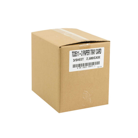 National Checking Two Perfs 3 Sheet Cut, 8.5 x 11 inch -- 2500 per case.