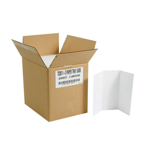 National Checking Two Perfs 3 Sheet Cut, 8.5 x 11 inch -- 2500 per case.