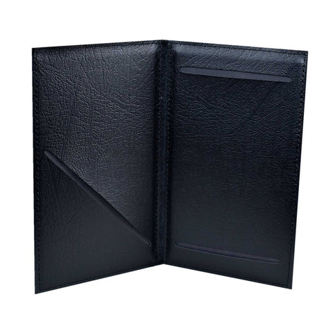 National Checking Company Black Castilian Guest Check Holder, 7.25 x 4.5 inch -- 5 per case.