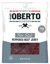 Oberto Peppered Thin Style Beef Jerky, 2.7 Ounce -- 8 per case