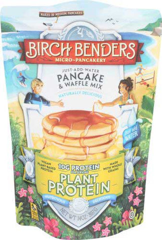 Birch Benders Plant Protein Pancake and Waffle Mix , 14 Ounce -- 6 per case
