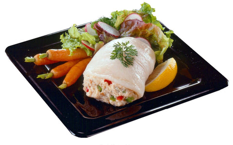 New Wave Cuisine Kaptains Ketch Rolled Flounder Fillet, 4 Ounce -- 40 per case.