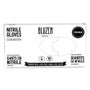 Bluzen Extra Large Black 6 mil Powder Free Nitrile Examination Gloves, 100 per box -- 10 boxes per case