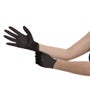 Bluzen Extra Large Black 6 mil Powder Free Nitrile Examination Gloves, 100 per box -- 10 boxes per case