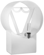 Rosseto Lucid Barrel White Acrylic Beverage Dispenser, 3 Gallon