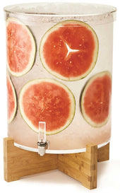 Rosseto Pool Beverage Dispenser with Bamboo Base, 14 Gallon